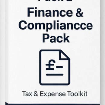 Pack 2 - Finance & Compliance Templates for Delivery Drivers