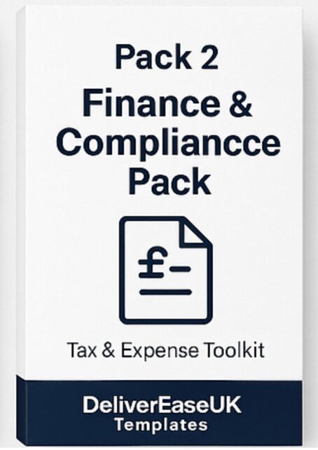 Pack 2 - Finance & Compliance Templates for Delivery Drivers