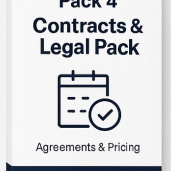 Pack 4 - Contracts & Legal Templates for Self-Employed Delivery Drivers