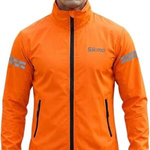 Men's Waterproof Windproof Hooded Cycling Jacket